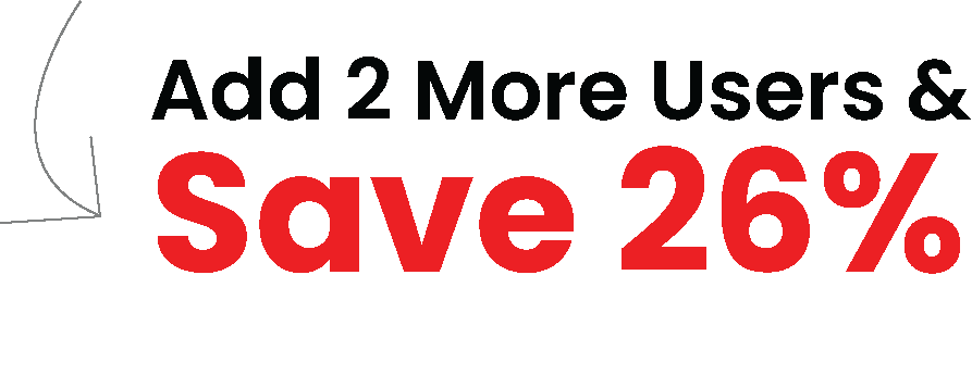 Add 2 Users & Save 26%